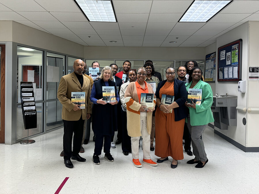 A Ten Steps certification class at the Virginia Employment Commission, 2024