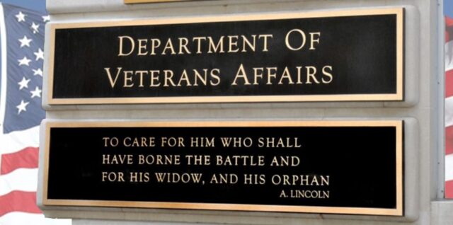 VA Sign With Flag