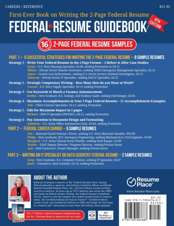 Federal Resume Guidebook, 8th Edition - Image 7